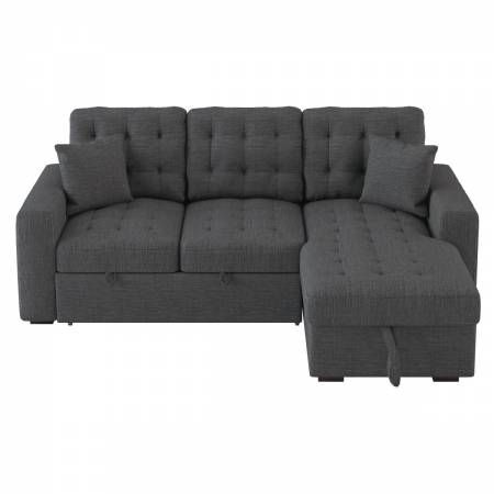 9916DG*SC 2-Piece Sectional with Pull-out Bed and Hidden Storage