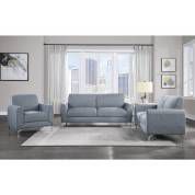9594BUE*3 3pc Set: Sofa, Love, Chair