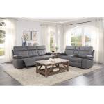 9590GY*2PWH 2pc Set: Sofa, Love