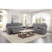 9590GY*2PWH 2pc Set: Sofa, Love