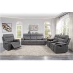 9590GY*3 3pc Set: Sofa, Love, Chair