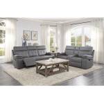 9590GY*2 2pc Set: Sofa, Love