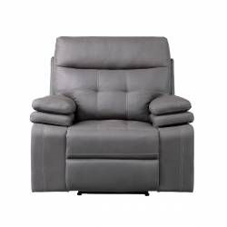 9590GY-1PWH Power Reclining Chair with Power Headrest and USB Port