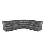 9579GRY*6LRRRPW 6-Piece Power Reclining Sectional