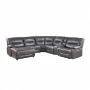 9579GRY*6LCRRPW 6-Piece Power Reclining Sectional