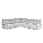 9509MGY*6LRRR 6-Piece Modular Reclining Sectional