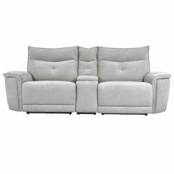 9509MGY-2CNPWH* Power Double Reclining Love Seat with Center Console and Power Headrests