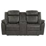 9479BRG-2 Double Reclining Love Seat with Center Console