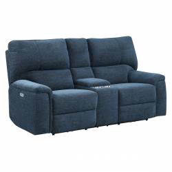 9413IN-2PWH Power Double Reclining Love Seat with Center Console and Power Headrests