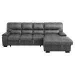 9407DG*2RC3L 2-Piece Sectional with Pull-out Bed and Right Chaise with Hidden Storage