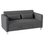 9406BRG-3CL Convertible Studio Sofa with Pull-out Bed