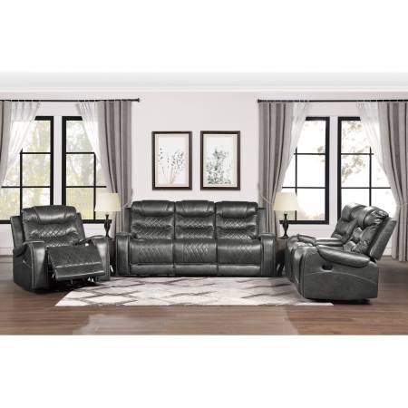 9405GY*3 3pc Set: Sofa, Love, Chair