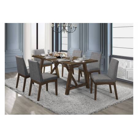 5752-71*7 7PC SETS Dining Table + 6 Side Chairs