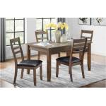 5748-60*5 5PC SETS Dining Table + 4 Side Chairs