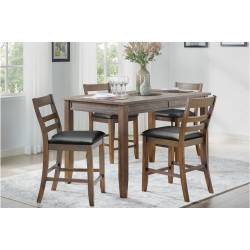 5748-36*5 5PC SETS Counter Height Table + 4  Counter Height Chairs