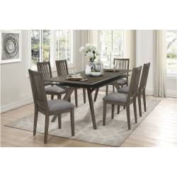 5745-87*7 7PC SETS Dining Table + 6 Side Chairs