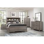 2042NB-1*4 4PC SETS Queen Platform Bed + NS + D + M