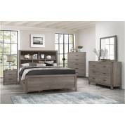 2042NB-1*4 4PC SETS Queen Platform Bed + NS + D + M