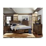 1957-1*4 4PC SETS Queen Sleigh Platform Bed + NS + D + M