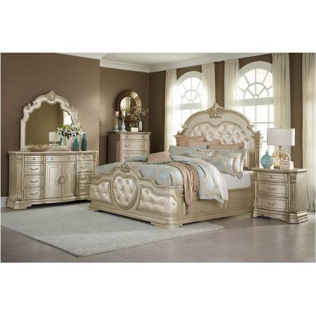 1919NC-1*4 4PC SETS Queen Bed + NS + D + M