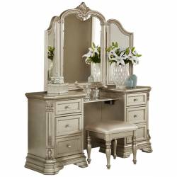 1919NC-15* Vanity Dresser with Mirror