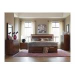 1778-1*4 4PC SETS Queen Platform Bed + NS + D + M