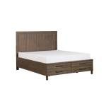 1769K-1CK* California King Platform Bed with Footboard Storage