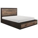 1762K-1CK* California King Platform Bed with Footboard Storage