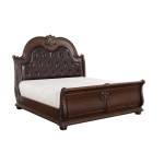 1757K-1CK* California King Sleigh Bed