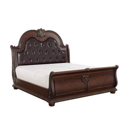 1757-1* Queen Sleigh Bed