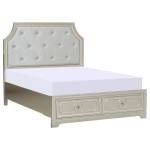 1755K-1CK* California King Platform Bed with Footboard Storage