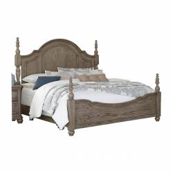1707KNP-1CK* California King Poster Bed