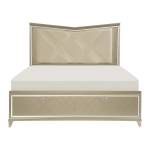 1522K-1WFEK* Eastern King Platform Bed with LED Lighting and Footboard Storage
