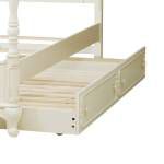 1386PP-R Twin Trundle for Canopy Bed