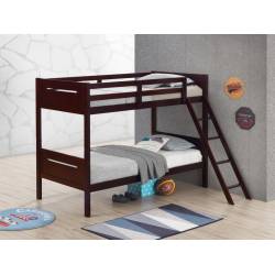 405051BRN TWIN/TWIN BUNK BED