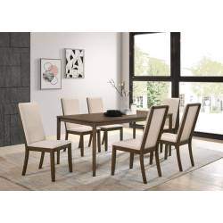 109841+109842*6 7PC SETS DINING TABLE + 6 CHAIRS