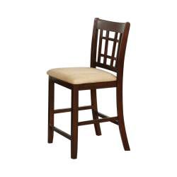 100889N Lavon 24" Counter Stools Tan And Brown