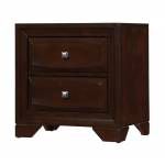203482 Jaxson 2-Drawer Rectangular Nightstand Cappuccino
