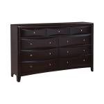 200413 Phoenix 9-Drawer Dresser Deep Cappuccino