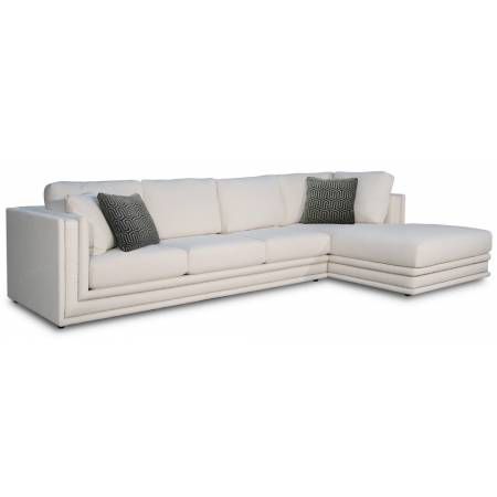55200 Katell 2-Pc Neutral Fabric RAF Sectional Sofa