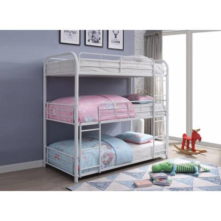 Cairo Collection 38110 Twin Size Triple Bunk Bed