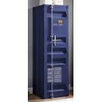 35941 Cargo Blue Finish Metal Wardrobe w/Single Door