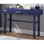 35939 Cargo Blue Finish Metal/Wood Vanity Desk