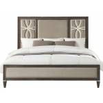 28010Q Peregrine Walnut Wood/Fabric Queen Bed