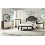 27984CK-4PC 4PC SETS Peregrine Walnut Wood Cal King Bed w/Storage