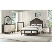 27984CK-4PC 4PC SETS Peregrine Walnut Wood Cal King Bed w/Storage