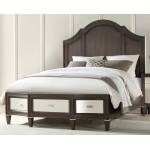 27990Q Peregrine Walnut Wood Queen Bed w/Storage