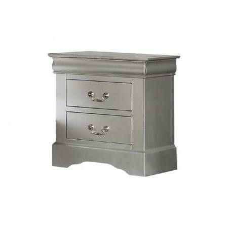 Louis Philippe III Nightstand in Platinum - Acme Furniture 26703