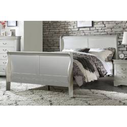 Louis Philippe III Queen Bed in Platinum - Acme Furniture 26700Q