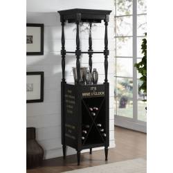 Anthony Wine Cabinet in Antique Black - Acme Furniture 97464